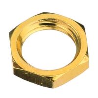 Antenne SMA aansluiting screw hex nut verguld