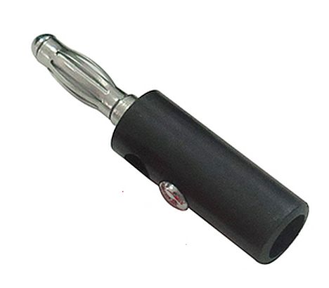 Banaanplug male Zwart (P3003)