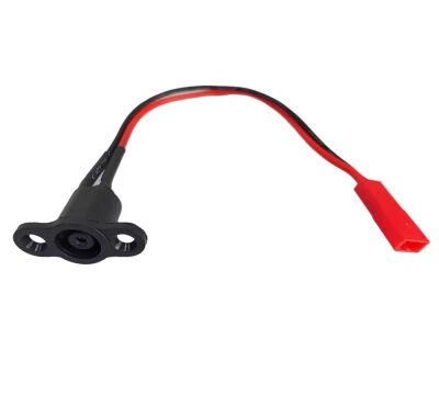 DC barreljack connector female 8.0x2.0mm inbouw 01