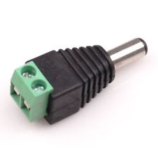 Power connector 5.5x2.1mm male lengte 11mm met schroefterminals