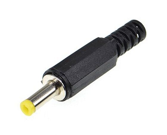 Power connector 4.0x1.7mm male lengte 12mm