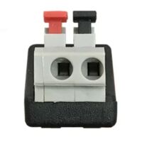 Power connector 5.5x2.1mm male lengte 11mm met pushterminals - Afbeelding 3