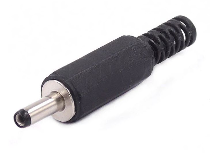 Power connector 3.5x1.1mm male lengte 8mm