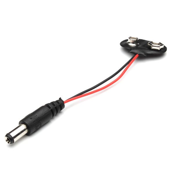 Batterijclip (9v) met power connector 2