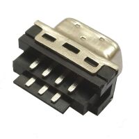 Centronics 14-pin connector met behuizing male achterkant schuin connector