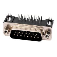 D-SUB DB15 DA-15 connector male PCB THT horizontaal