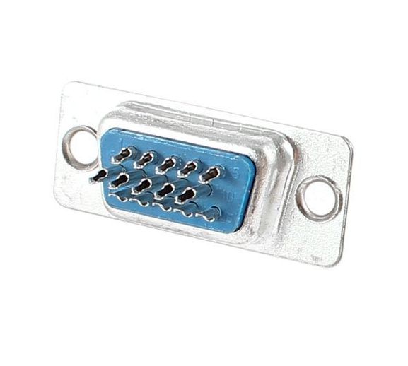 D-SUB DB15 HD VGA connector met soldeerpunten achterkant 01