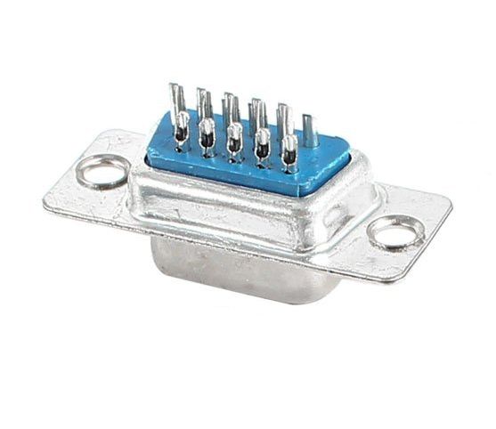 D-SUB DB15 HD VGA connector met soldeerpunten achterkant 02