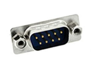 D-SUB DB9 DE-9 connector male PCB verticaal