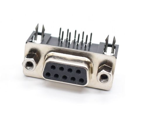 D-SUB DB9 DE-9 connector female PCB (Serieel, RS232) 01