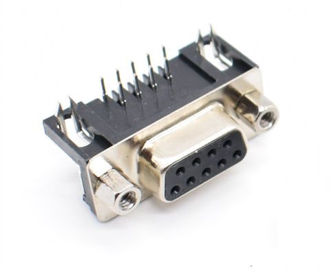 D-SUB DB9 DE-9 connector female PCB (Serieel, RS232) 02