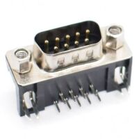 D-SUB DB9 DE-9 connector male PCB (Serieel, RS232) 03