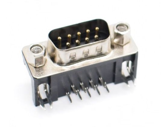 D-SUB DB9 DE-9 connector male PCB (Serieel, RS232) 03