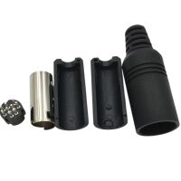 DIN-6 mini connector male stekker zwart PS2 - Afbeelding 3