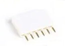 Pin header female pinsocket 1x6-pin 2.54mm pitch wit