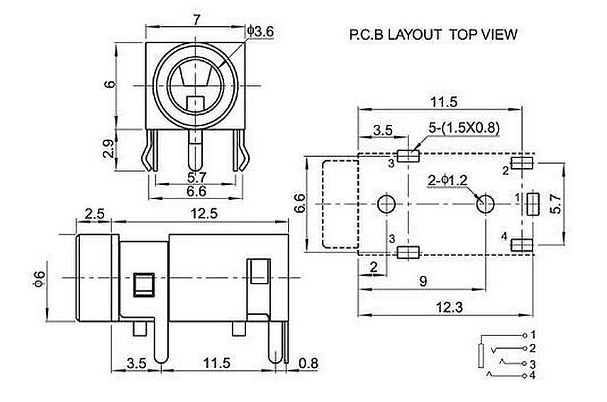 Jack connector 3