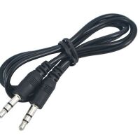 Jack connector 3.5mm 3-polig male-male 30cm zwart