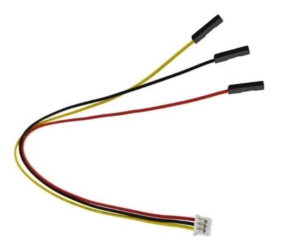 Connector JST 2P 1.25mm female naar Dupont 2.54mm pitch female 01