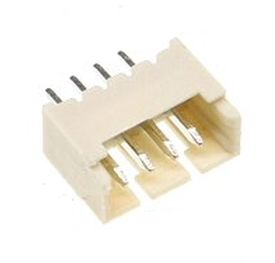 Connector JST micro 1.25mm pitch 4-pin female PCB