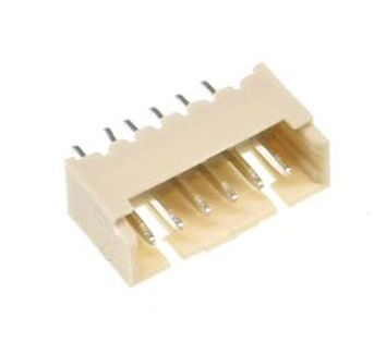 Connector JST micro 1.25mm pitch 6-pin female PCB