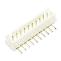 Connector JST-XH 2.54mm pitch 10-pin female horizontaal PCB