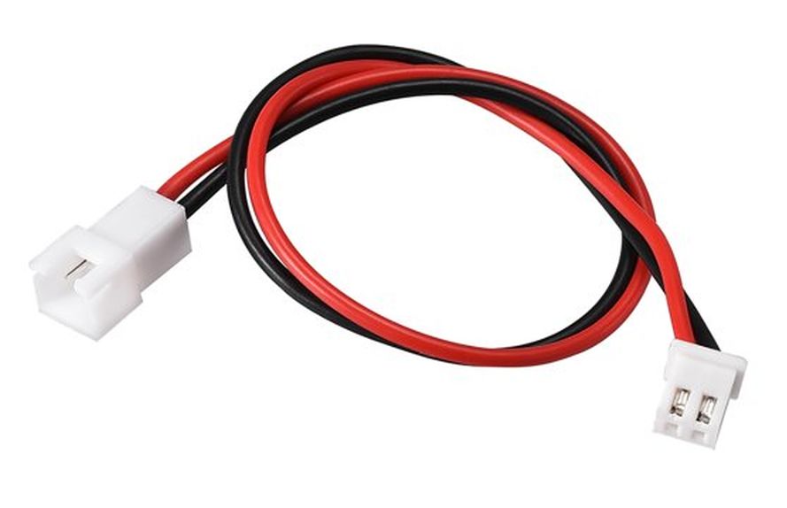 Connector JST-XH 2.54mm pitch 2-pin male-female LiPo 1S Balance 20cm 22AWG