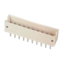 Connector JST-ZH 10P 1.50mm pitch male THT verticaal