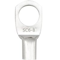 Kabelschoen ring 8mm 6mm2 SC6-8 blank vertind koper DTGA OEM