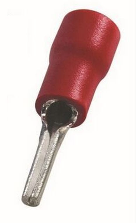 Kabelschoen naald 0.5-1.5mm2 PTV1.25-10 rood