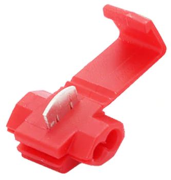 Kabelschoen aftakking 0.5-1.0mm2 scotch lock rood