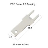 Kabelschoen lip male 2.8mm ZS19-01 13.3x0.8 - Afbeelding 3