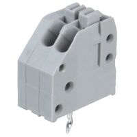 Klemblok Drukconnector 3.50mm pitch 2-polig 0.75mm2 KF250B-3.5 grijs