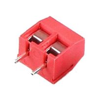 Klemblok Schroefterminal 5.00mm pitch 2-polig 2.5mm2 KF301-5.0 rood