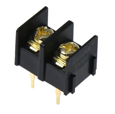 Klemblok Schroefterminal 10mm pitch 2-polig KF1000 zwart 01