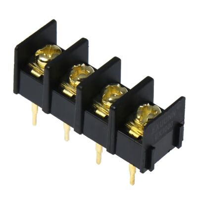 Klemblok Schroefterminal 10mm pitch 4-polig KF1000 zwart 01