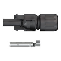 MC4 connector voor PV verbindingen 4-6mm2 30A 1000V IP67 male - Afbeelding 3