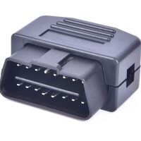 OBD2 16-pin male connector J1962 mini zwart met pinnen