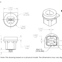 Nintendo GameCube controller socket verticaal zwart - Afbeelding 4