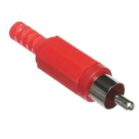 RCA Tulp connector 2-polig male rood