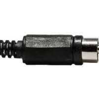 RCA Tulp connector 2-polig male zwart 02