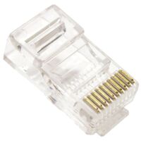 RJ connector 10P10C male transparant RJ50