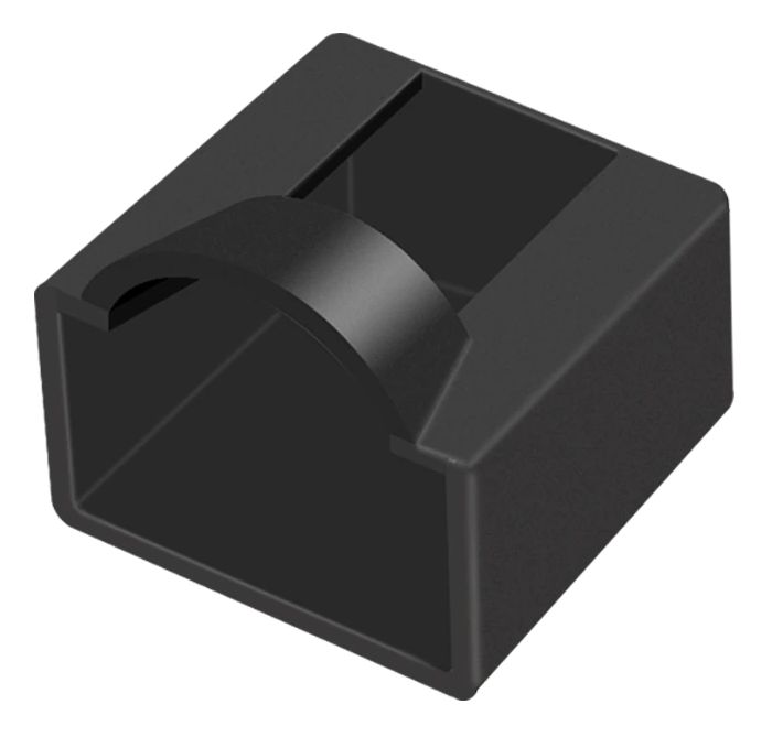 RJ connector 8P male bescherming cover stofkap zwart RJ45 02