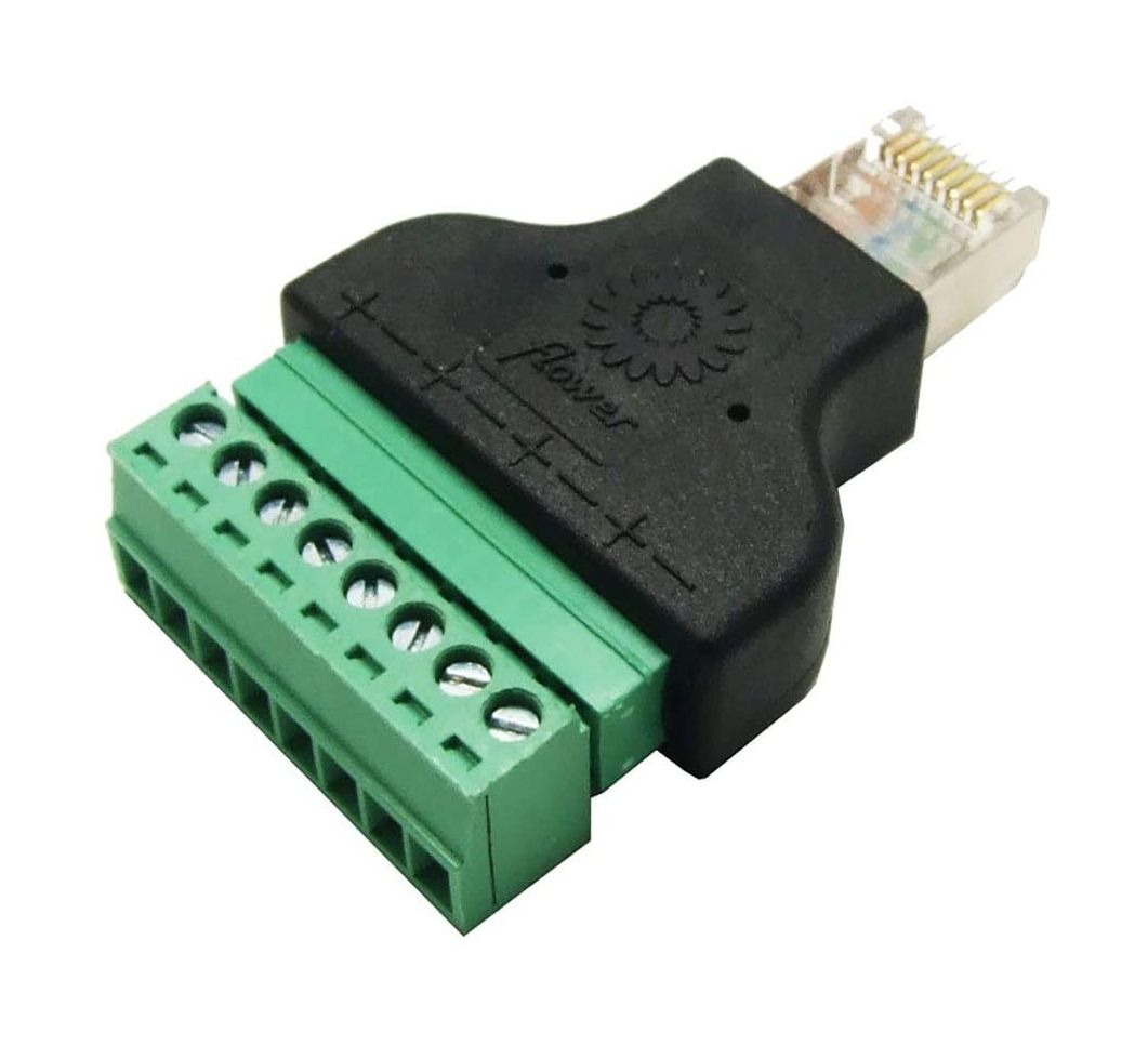 RJ connector 8P8C male met schroef terminal RJ45 02