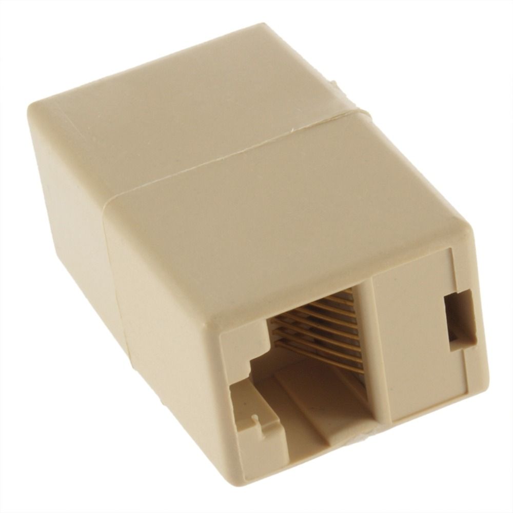 RJ45 8P8C koppelstuk straight kunststof unshielded