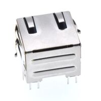 RJ45 connector 8P8C female metaal met leds PCB 2 03