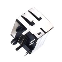 RJ45 connector 8P8C female metaal met leds PCB 2 04