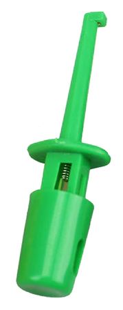 Probe testclip met haak 40mm groen