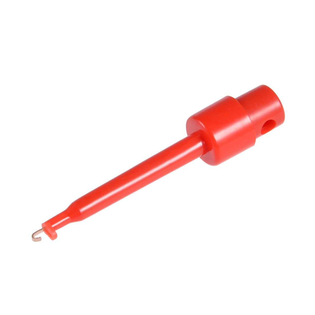 Probe testclip met haak 56mm rood