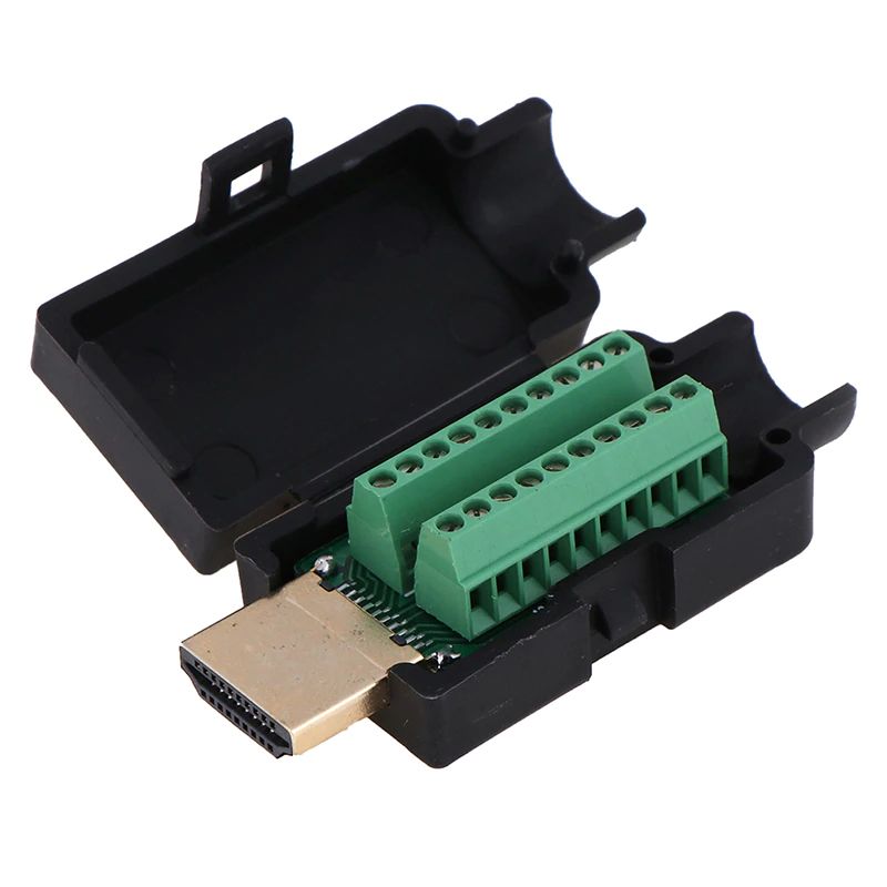 HDMI connector breakout module met schroefterminals