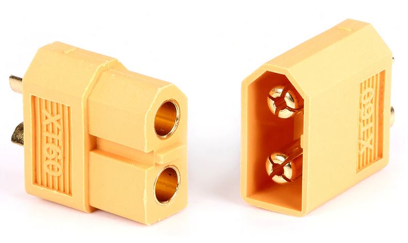 XT60 LiPo cell connector paar 60A XT60 LiPo cell connector paar 60A